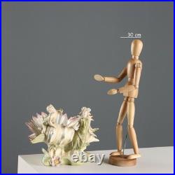 Vase Ancien Art Nouveau Coquille Porcelaine XIXe-XXe Siècle Original