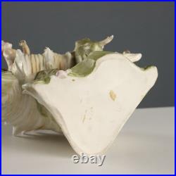 Vase Ancien Art Nouveau Coquille Porcelaine XIXe-XXe Siècle Original