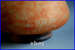 Vase Ancien Art Nouveau Daum Nancy Pate De Verre