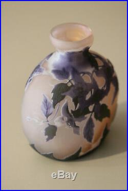 Vase Ancien Art Nouveau Emile Galle Nancy #croixrouge