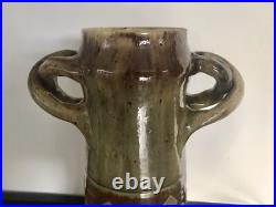 Vase Art Nouveau Céramique Vernissée Allemagne Ancien Antique Collection