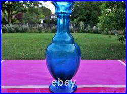Vase ancien Camomilles verre émaillé Art Nouveau Antique vase Camomilles