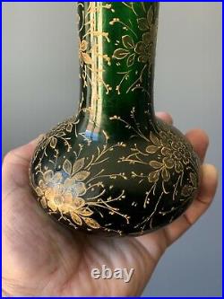 Vases ancien école française art nouveau Legras XIX em antic french glass 19th