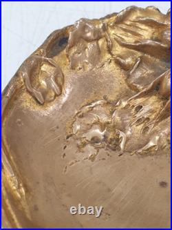 Vide poche coupelle baguier albert marionnet bronze art nouveau ancien france Vide poche coupelle baguier albert marionnet bronze art nouveau ancien france