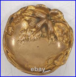 Vide poche coupelle baguier albert marionnet bronze art nouveau ancien france Vide poche coupelle baguier albert marionnet bronze art nouveau ancien france