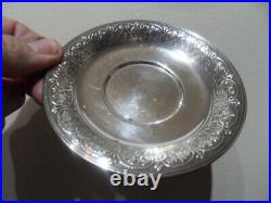 Vintage silver cup ancienne tasse et soucoupe en argent Minerve art nouveau